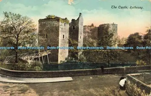 R602859 Castle Rothesay J S Dougall 1915