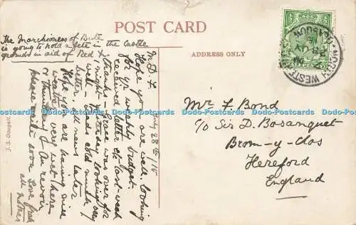 R602859 Castle Rothesay J S Dougall 1915