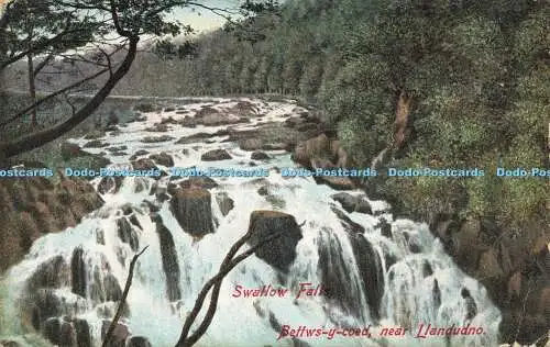 R601385 Swallow Falls Bettys y Coed bei Llandudno H Jones 1921