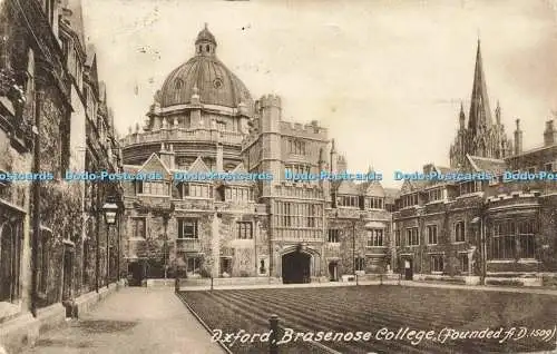 R601418 Oxford Brasenose College gegründet A D 1509 Friths Serie Nr 26884 1923