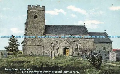 R609764 Sulgrave Church Die Familie Washington besuchte hier den Gottesdienst Christian Nr.