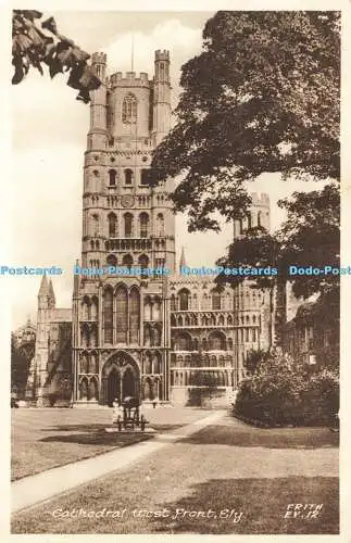 R607677 Ely Cathedral West Front F Frith