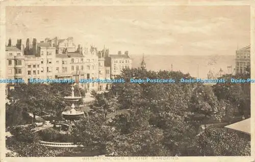 R601446 Brighton Old Steine Gardens H J Smith Newman 1909