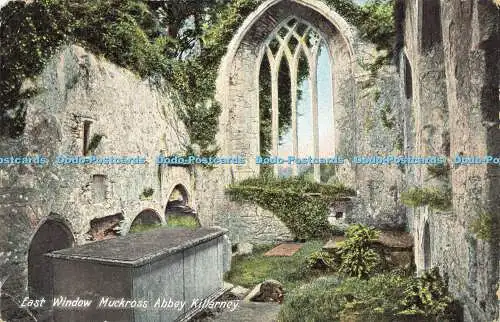 R602926 East Window Muckross Abbey Killarney W Lawrence 1907 Dublin