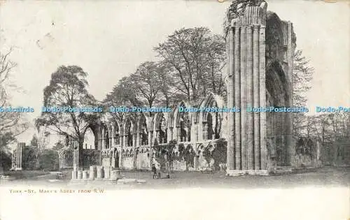 R601447 York St Marys Abbey aus S W 1903