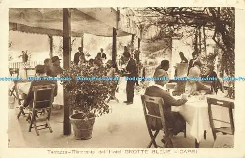 R609801 Capri Terrazza Ristorante dell Hotel Grotte Bleue F I A R