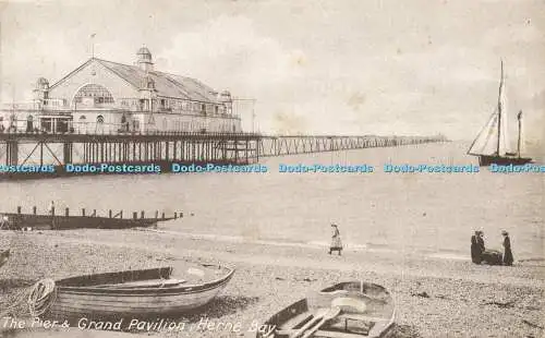 R601492 Seebrücke und Großer Pavillon Herne Bay 1919