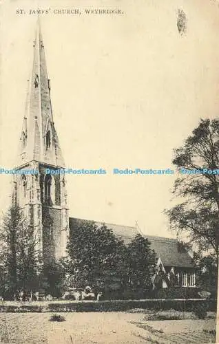 R607728 Weybridge St James Church A S Serie Nr 311 1910