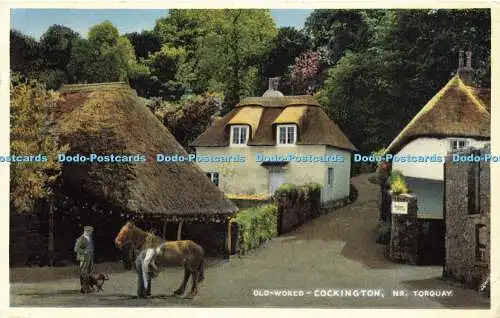 R609816 Old World Cockington Nr Torquay E T W Dennis Newcolour 1962