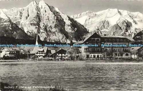 R603007 Seefeld i T 1200m mit Wettersteingebirge K T V Chizzali 1961