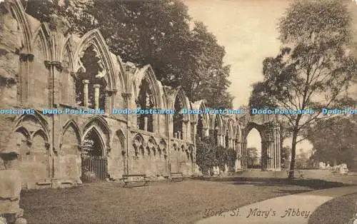 R609848 York St Mary Abbey F Frith 1915