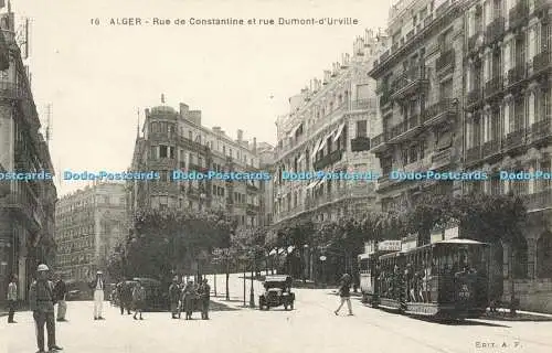 R609857 Alger Rue de Constantine et rue Dumont d Urville A F