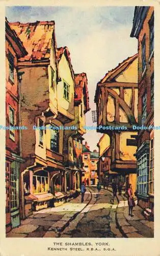 R607790 York The Shambles J Arthur Dixon Kenneth Stahl R B A S G A