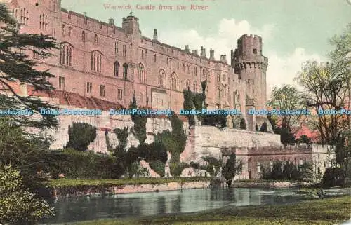 R603041 Warwick Castle vom Fluss W Coburn 1907