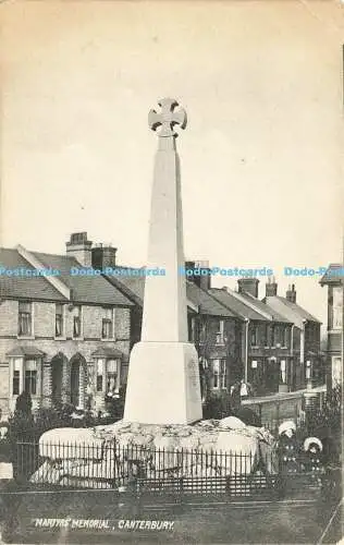 R605209 Canterbury Martyrs Memorial H J Goulden