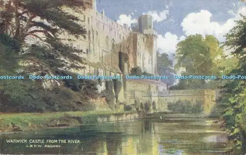 R601578 Warwick Castle von River L and N W Railway McCorquodale London and Nort