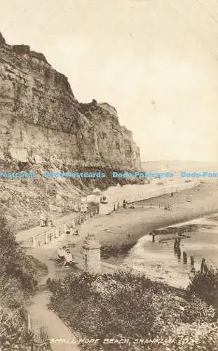 R609917 I o W Shanklin Small Hope Beach 1924