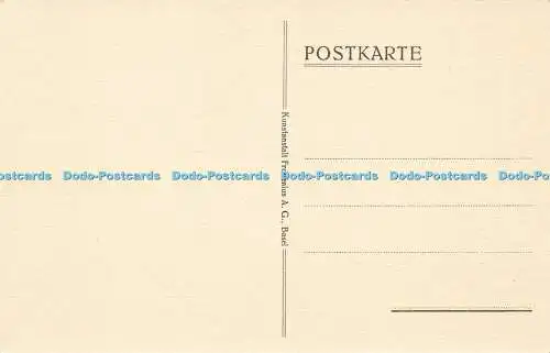 R605255 Basel Schnitt aus dem Gemalde David und die drei Getreuen Sabothai Fr