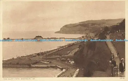 R603100 I W Shanklin The Cliff Path W J Nigh