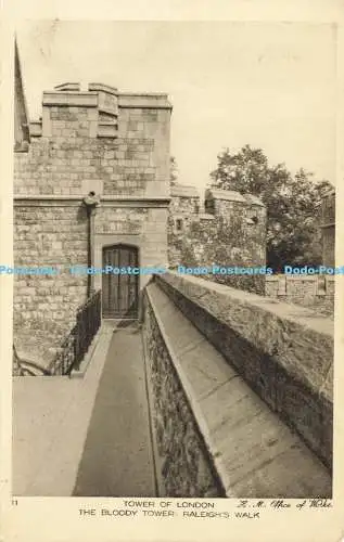 R607852 Tower of London The Bloody Tower Raleigh Walk Harrison H M Office of Wor