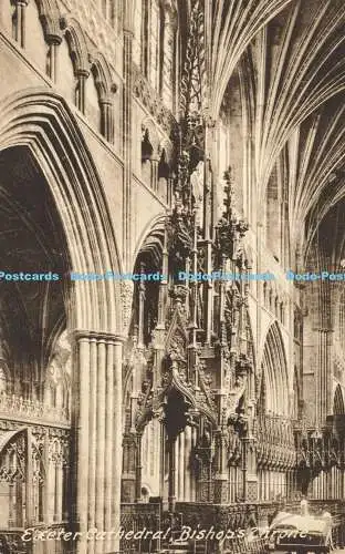 R607858 Exeter Cathedral Bischof Thron F Frith Nr 53772