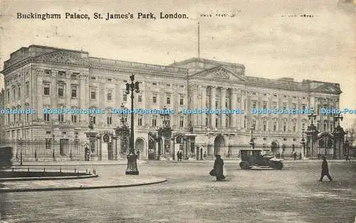 R609963 London St James Park Buckingham Palace J Burroughs Eyre and Spottiswoode