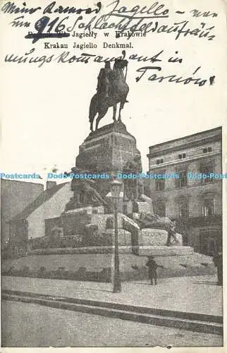 R603134 Krakau Jagiello Denkmal