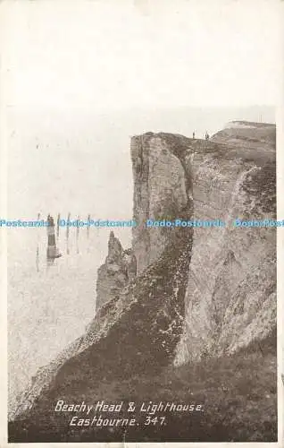 R603138 Eastbourne Beachy Head and Lighthouse J Welch 1920