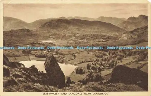 R609984 Elterwater und Langdale von Loughrigg G P Abraham