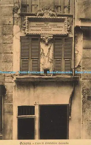 R603145 Genova Casa di Cristoforo Colombo A P