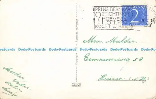 R601719 Hartelijk Gefeliciteerd Fotina J G v Agtmaal 1947