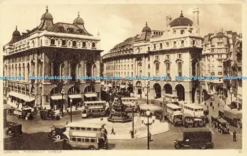 R607958 London Piccadilly Circus Photochrom