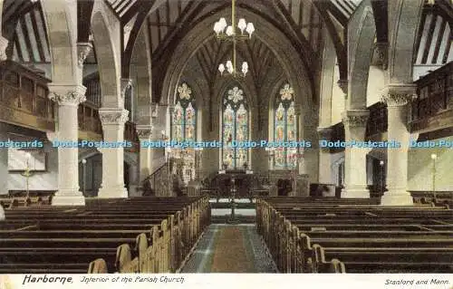 R601754 Harborne Interior of Parish Church Stanford and Mann