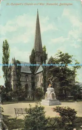 R605403 Darlington St Cuthbert Church and War Memorial