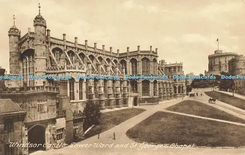 R601774 Windsor Castle Lower Ward and St Georges Chapel Friths Series No 35385