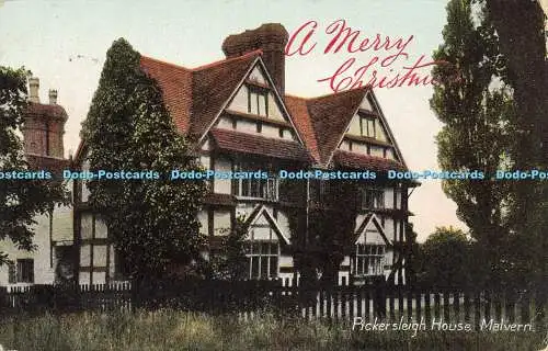 R601807 A Merry Christmas Pickersleigh House Malvern W H S and S Bellevue Series