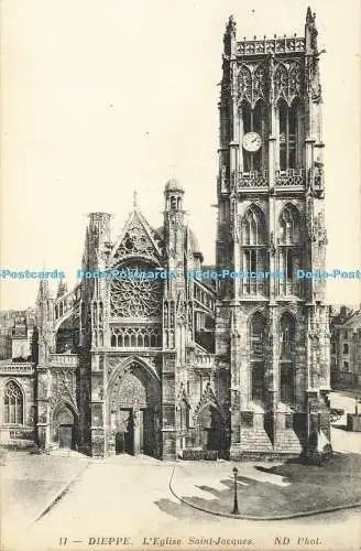 R605467 Dieppe L Eglise Saint Jacques ND Phot