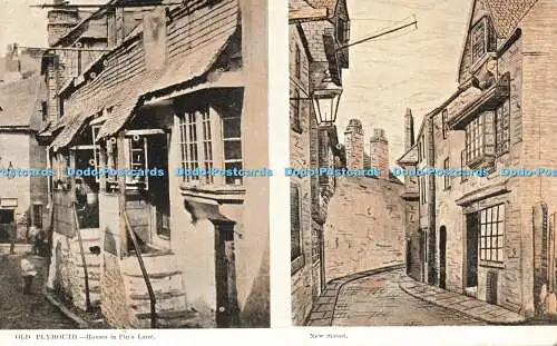 R601842 Old Plymouth Houses in Pins Lane New Street J H Keys Multi View