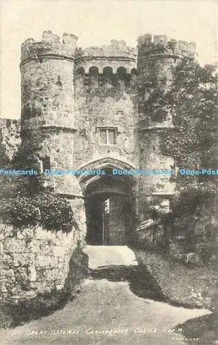 R603310 I of W Carisbrooke Castle The Great Gateway T Piper