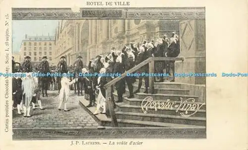 R608055 Hotel de Ville La Voute d Acier Chocolat Vinay Serie I No 13 J P Laurens