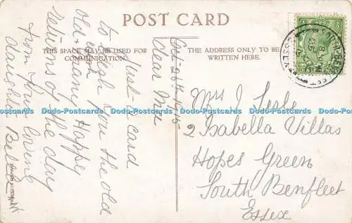 R605488 A Happy Birthday To beweisen I bear you in my mind Postkarte 1915