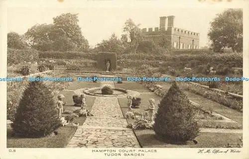 R608061 London Hampton Court Palace Tudor Garden John Swain H M Office of Works