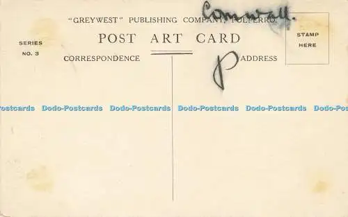 R603336 Polperro Lansallos St Greywest Publishing Company Serie Nr. 3