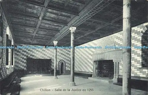 R608080 Chillon Salle de la Justice en 1255 G Anderegg Nr 3