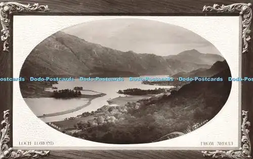 R608086 Loch Lomond von Ardlui W R und S Rotary Real Photographic Opalette Seri