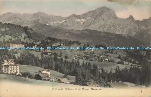 R605516 J J 1959 Villars et le Grand Muveran Jullien freres