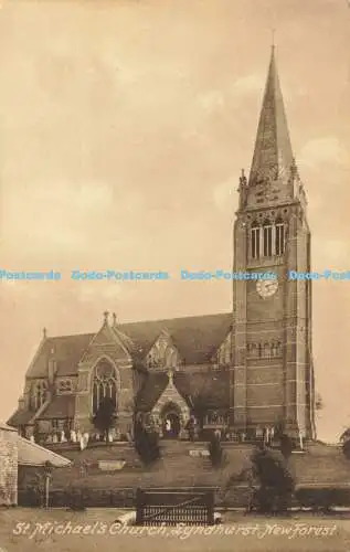 R603409 New Forest Lyndhurst St Michael Church E and E Hillyar Friths Series No