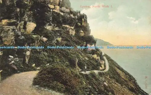 R601956 Lynton North Walk I M C 2289 J W Strangward Lynton 1909