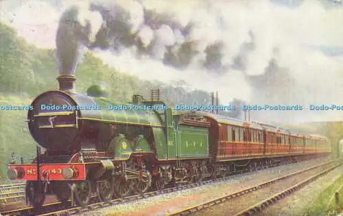 R601963 T C 47 G N R 4 4 2 No 1439 on Leeds Express near Hadley Wood Locomotive