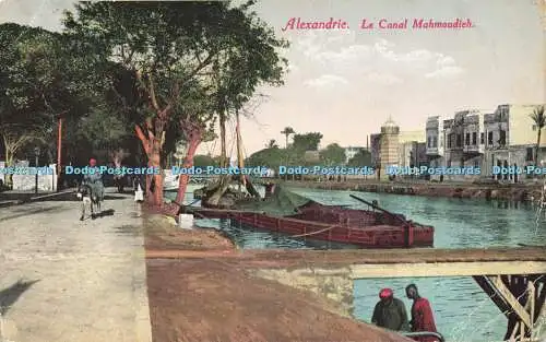 R601965 Alexandrie Le Canal Mahmoudich L Papazoglou